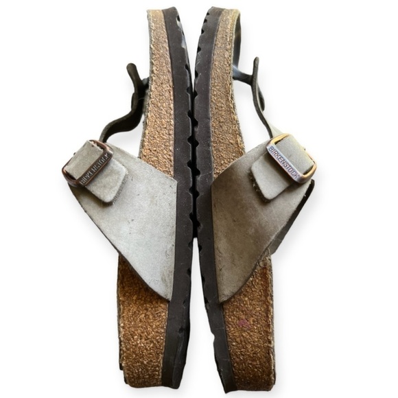 Birkenstock Gizeh Thong Leather Sandals Tan 37/6 - Picture 4 of 13